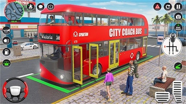 公交车模拟循环游戏