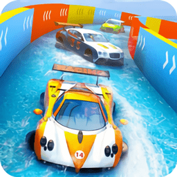 水滑动汽车特技赛车游戏